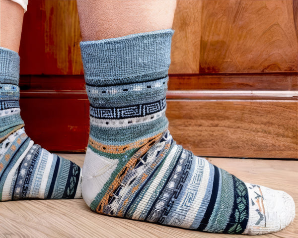 Striped Short Crew Socks