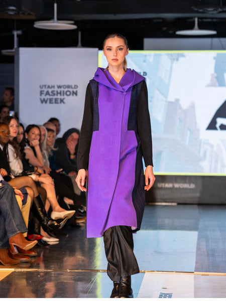 The Alpaca Hooded Long Vest