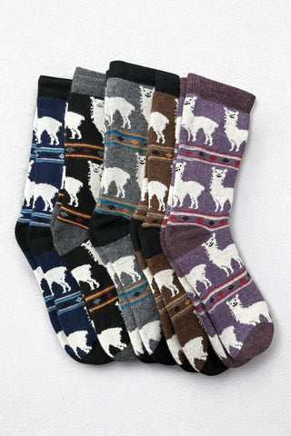 Happy Alpaca Socks