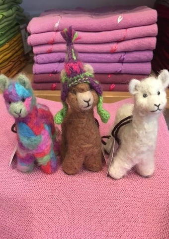 Felted Adorable Alpacas