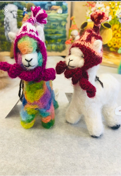 Felted Adorable Alpacas