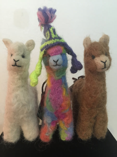 Felted Adorable Alpacas