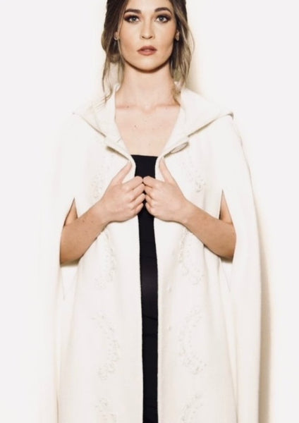 Thelma Embroidered Cape
