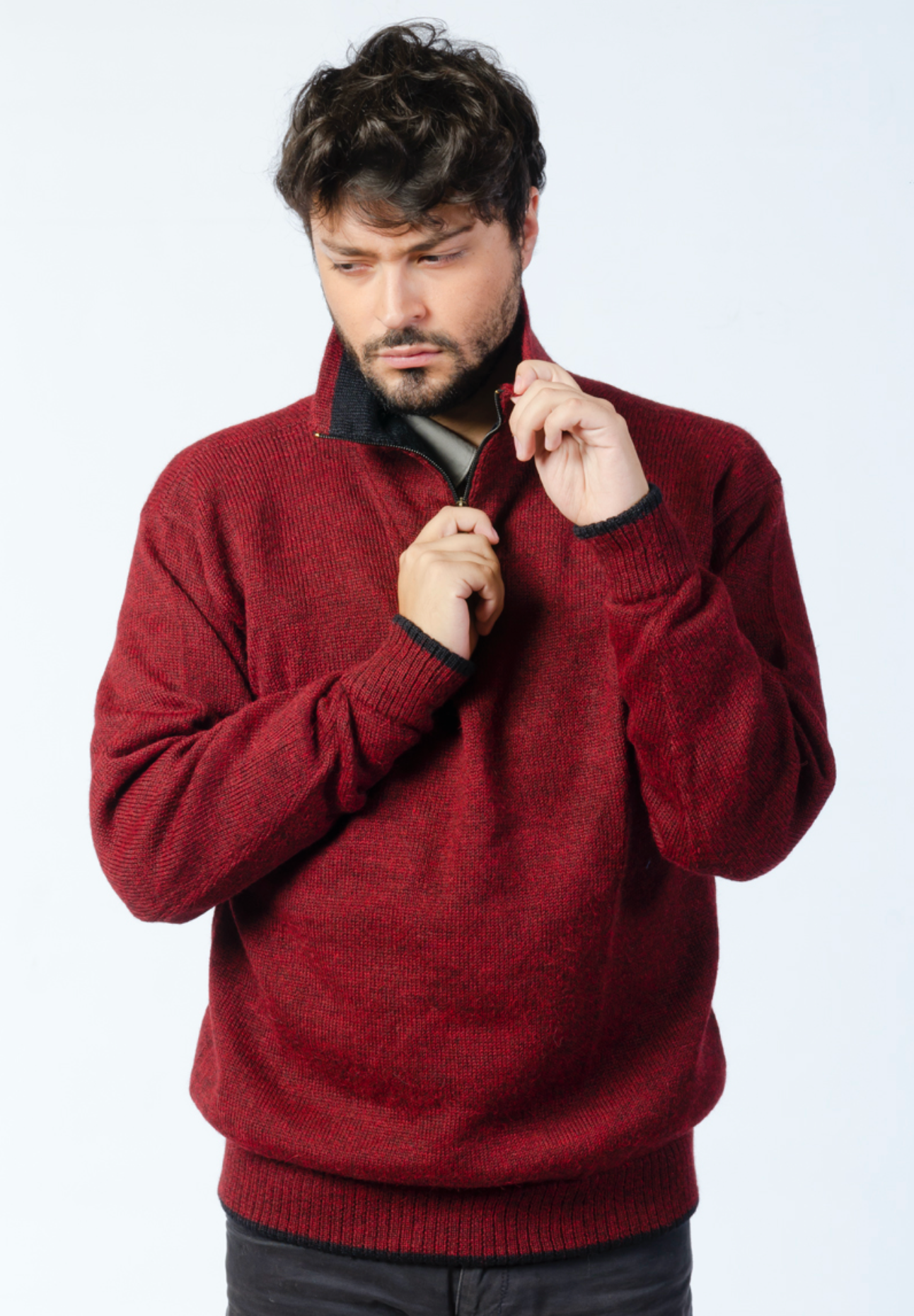 Half discount zipped sweaters