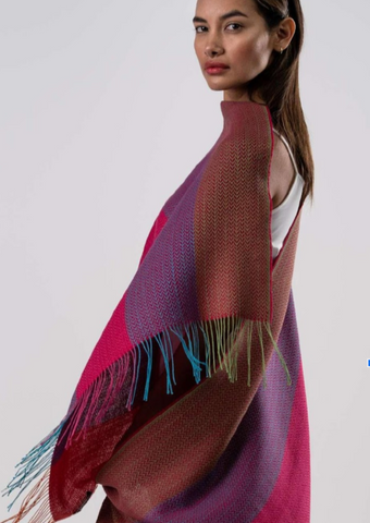 Alpaca and Silk Shawl or Scarf