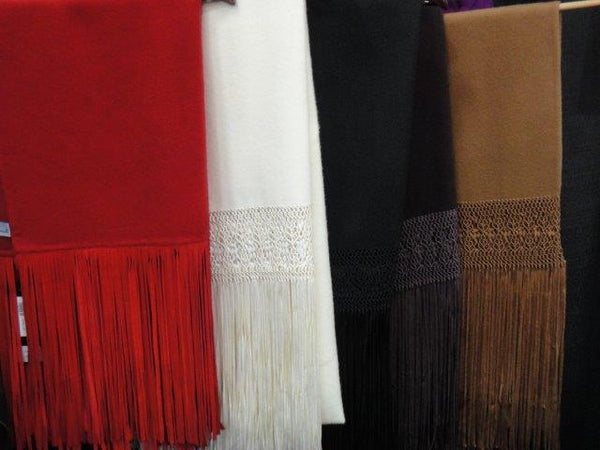 The Silk Macrame Stole