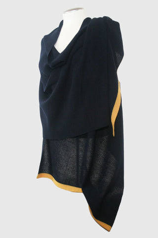 GO NAVY Shawl - Alpaca International
 - 1