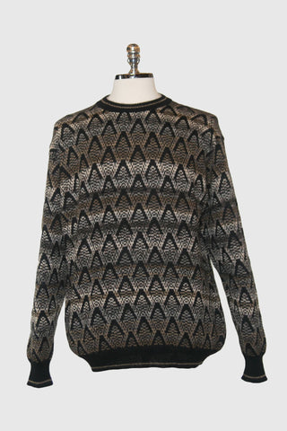 Intarsia Print Sweater - Alpaca International
